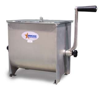  Stainless Steel Manual Meat Mixer 17 lb 4.2 GAL. Capacity 13155  
