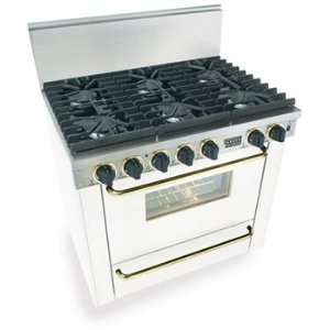  Five Star 36 Pro Style Natural Gas Range with 6 Sealed 
