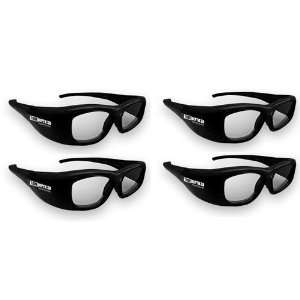  True Depth 3D Glasses for Sony 3D TVs (4 Pairs) Camera 