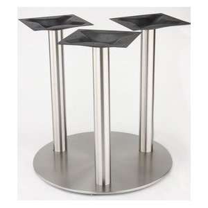   inch Dia. Columns, Dining Height, 28 1/5 inch , Stainless Steel