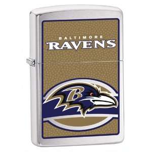  Zippo Baltimore Ravens High Polish Chrome Lighter Jewelry