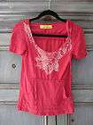 FREE PEOPLE 100% Cotton Fun & Stretchy Race Back Style Top Womens 