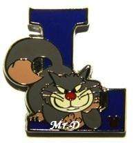 Disney Pin HM 2011 Alphabet Letter ~ L For Lucifer  