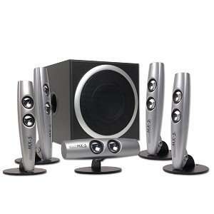    MidiLand MX 5 6 Piece 5.1 Channel Speaker System Electronics