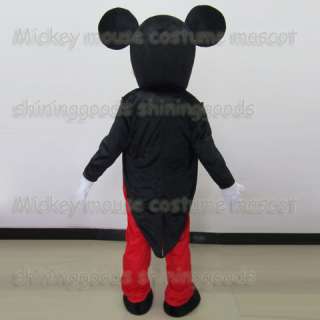 MICKEY MOUSE COSTUME MASCOT ADULT CARTOON COSTUME FANCY DRESS PARTY 