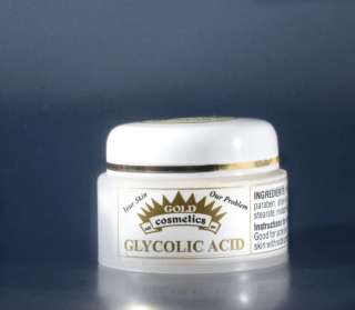 Gold Cosmetics Skin Care Glycolic Acid Acne Infection  