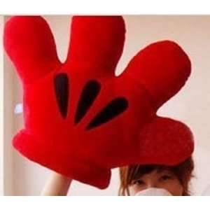   Mickey Mouse Plush stuffed Costume Gloves a piece & a Mickey eraser