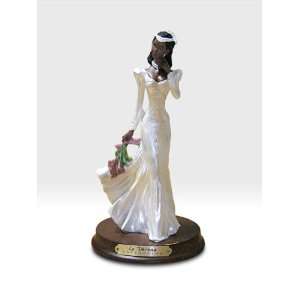  African American Bride Figurine 