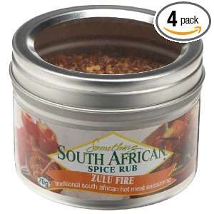 Something South African Zulu Fire Spice Rub, 2.47 Ounce Jars (Pack of 