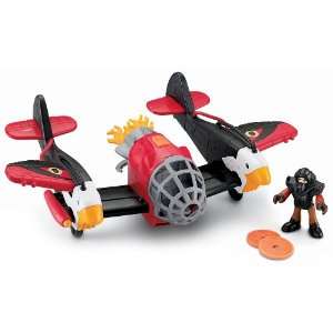  Fisher Price Imaginext Sky Racers Twin Eagle with Bonus 