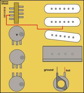 Fender Strat Stratocaster Guitar Wiring Diagram Book  