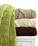    Martha Stewart Collection Blanket, Chunky Knit Throw customer 