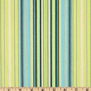 45 Wide Amy Butler Belle Collection Oxford Stripe Lime Fabric By The 