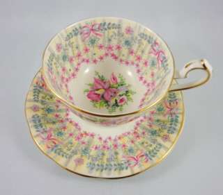 Royal Bridal Gown Queen Anne Demitasse Tea Cup and Saucer Set  