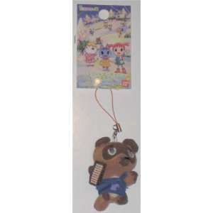  Animal Crossing Tom Nook Plush Cell Phone Keychain Toys 