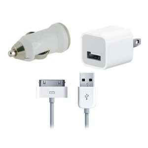 Bundle 3 in 1 Apple Home Travel Wall+Car Auto Vehicle Charger 