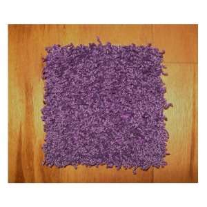 Area Rug. Grape Purple carpet. 37 oz TWISTED SHAG FRIEZE Very THICK 