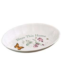  Serveware, Butterfly Meadow Tray Bless This Home   Lenox Butterfly 