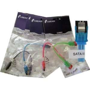  PC Toys Serial ATA Cable 6 inch / UV Blue.