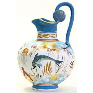  Minoan Two Dolphins Oinochoe Greek Vase 