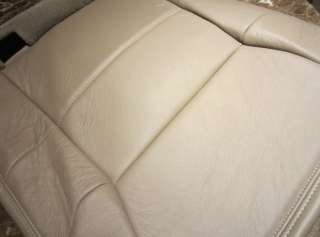   99 Lincoln Navigator Bucket Driver Side Bottom LEATHER Seat Cover TAN