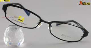 kk_gd Titanium Nikon AVANTI 0889T_Bk Rx Black Eyeglass Glasses Full 