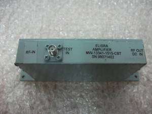 Elisra RF Microwave Amplifier MW 13341 1515 CBT SMA  