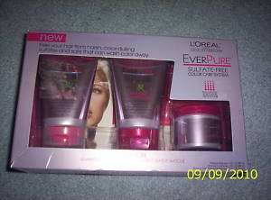 LOREAL EVERPURE MOISTURE COLOR CARE SYSTEM KIT HAIR NEW  