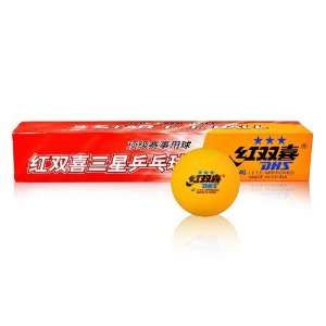  Balls, 6 Pack (White/Orange), 40mm Ping Pong Balls, Beer Pong Balls