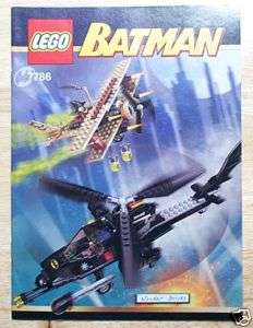 Lego 7786 INSTRUCTION BOOK Batman The Batcopter  