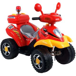 Lil Rider 360 Battery Operated 4 Wheeler Red/Yellow  