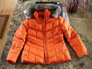 Lands End Winter Down Coat Jacket   Orange   NEW LOOK  