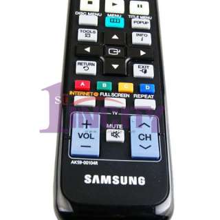 Samsung Blu Ray TV Remote Control BD C6500 BD C6900(3D)  