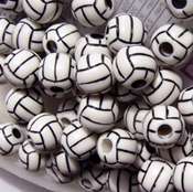 VolleyBall Beads 60pc sports crafts kids  