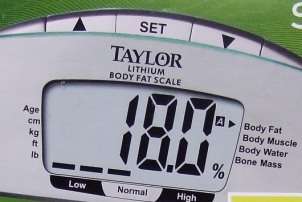 NEW Taylor Body Fat Scale 5599 Body Composition Reading  