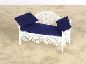 dollhouse miniature SINGLE DAY BED BEDROOM FURNITURE  