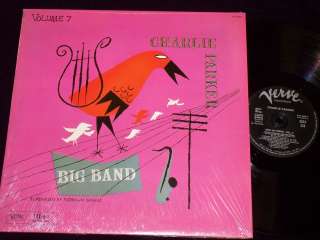 Charlie Parker Big Band Bird On Verve Vol 7 LP Verve  