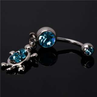   Tortoise Style Barbells Navel Belly Button Ring Body Jewelry  