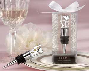 LOVE Wine Bottle Stoppers Wedding Favors Anniversary  