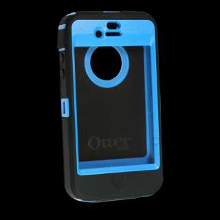 Aqua Blue OtterBox Defender Case for iPhone 4 AT&T VERIZON Best 