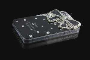 Luxury Crystal Butterfly Bow Cover Case Skin for iPhone 4 4G 4S 