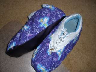 TINKERBELL PRINT BOWLING SHOE COVERS MED, LG OR XL  