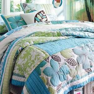    Pottery Barn Teen Tropical Punch Twin Quilt 