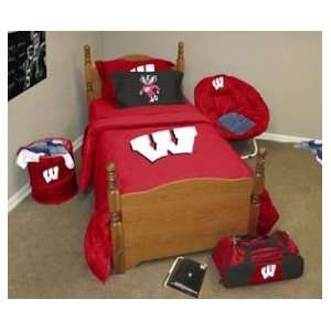  Wisconsin Badgers Queen Size Bedding In A Bag