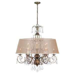  Belle Marie 12 Light Crystal Chandelier from the Belle Marie Col Home