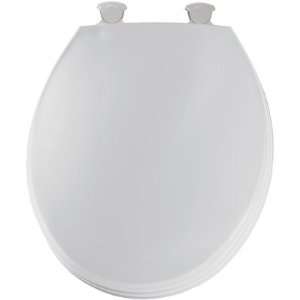  Round Solid Plastic Toilet Seat with Easy Clean and Change 