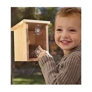  Nest View Wooden Birdhouse with Clear Panel Patio, Lawn 
