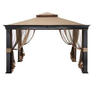   Mobile Site   Tivering 10 x 12 Replacement Gazebo Canopy   Tan