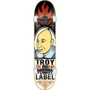  Black Label Troy Freak Show Complete Skateboard   8.25 w 