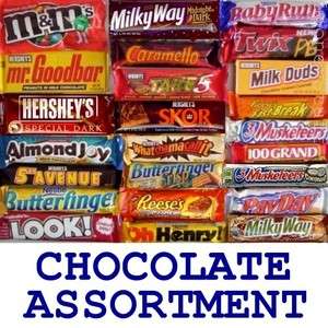 AMERICAN CANDY ASSORTMENT 24 Bars Hershey Nestle Others  